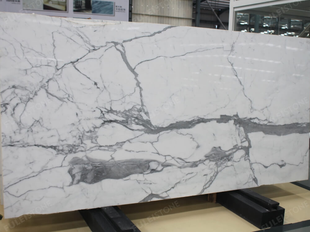 Bianco Statuario Marble Slab