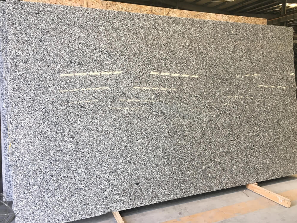 swan white granite slab