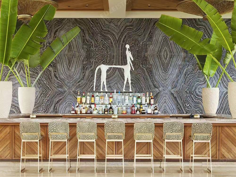 Antico Wood Marble Wall Decoration