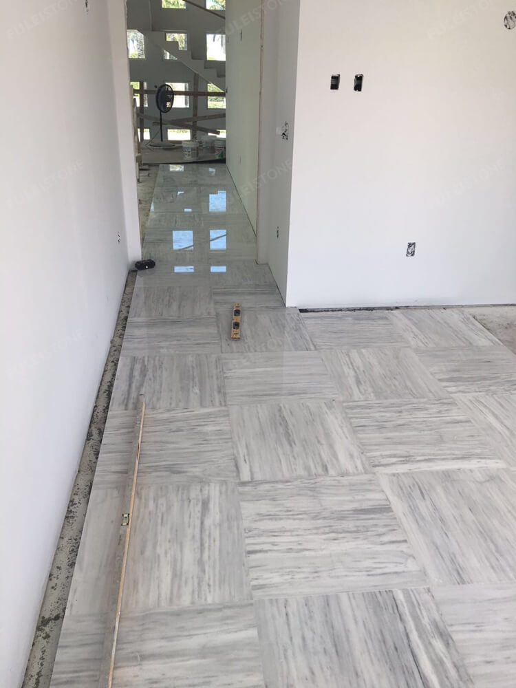 Kavala White Marble Flooring Tile