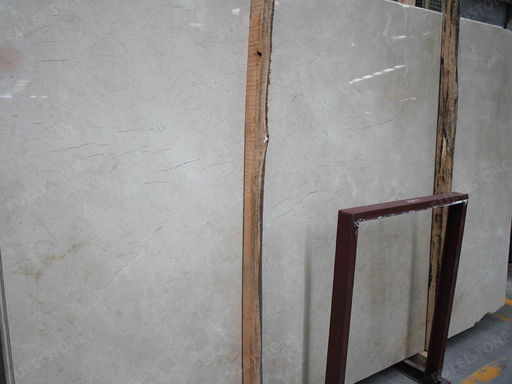 Polished Crema Marfil Marble Slabs