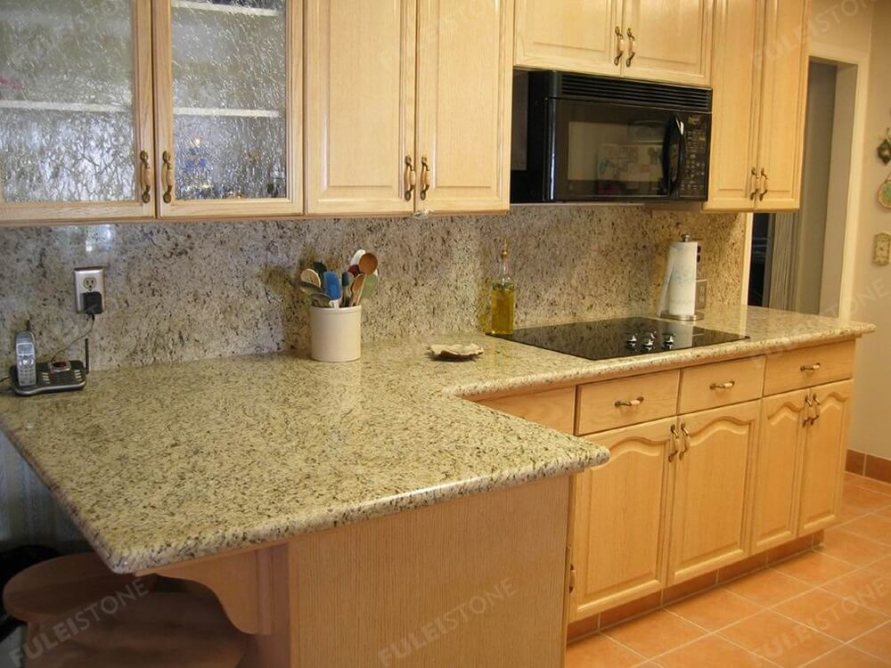 Santa Cecilia Light Granite Kitchen Countertops