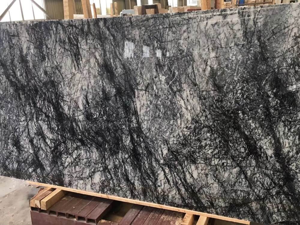 Snow Black Marble