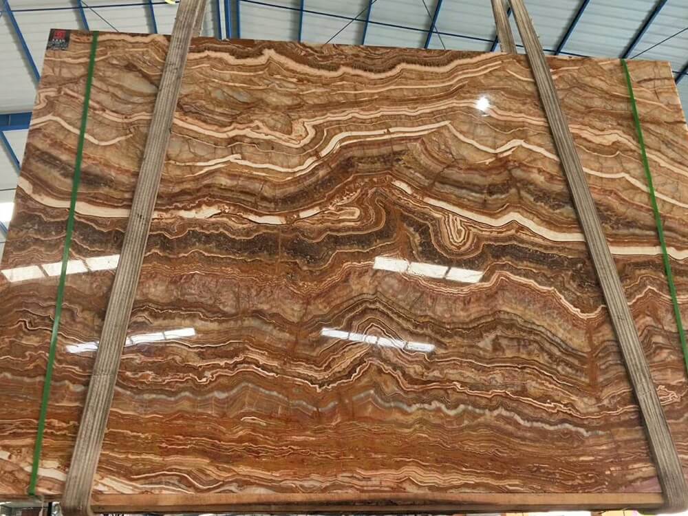 Gold Tiger Onyx Slab