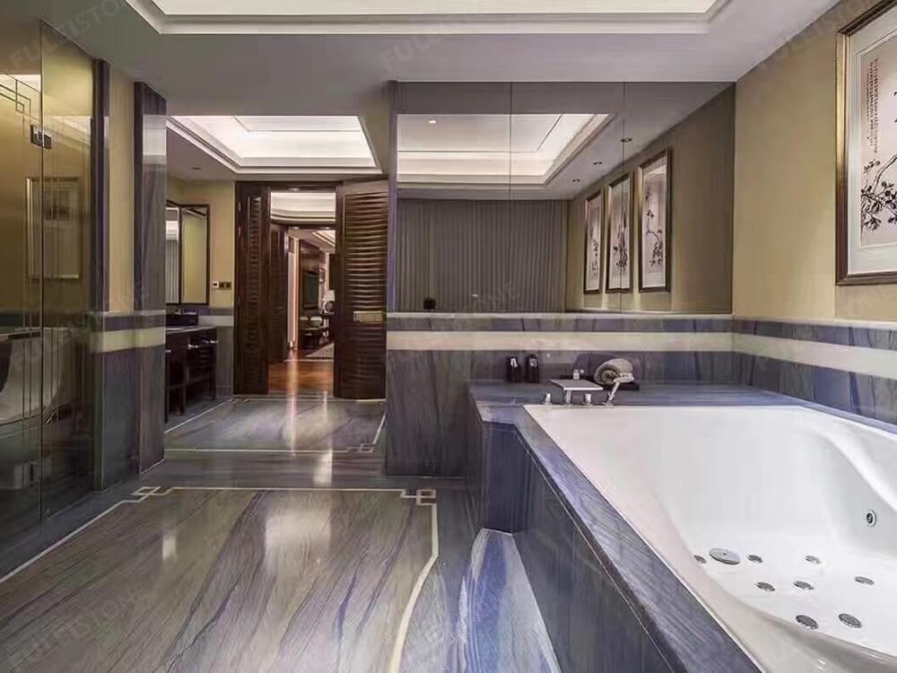 Azul Macaubas Quartzite Bathroom Decoration