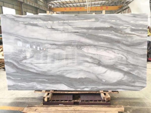 Cloudy Misty Marble Slabs