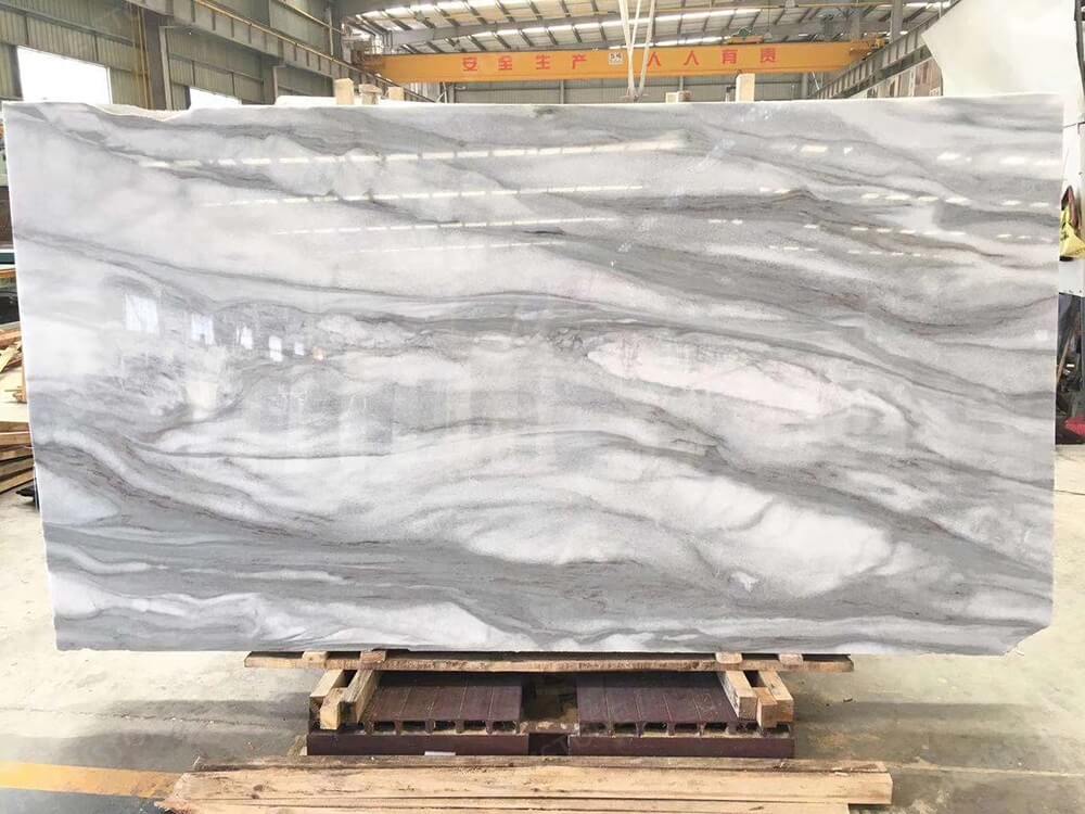 Cloudy Misty Marble Slabs