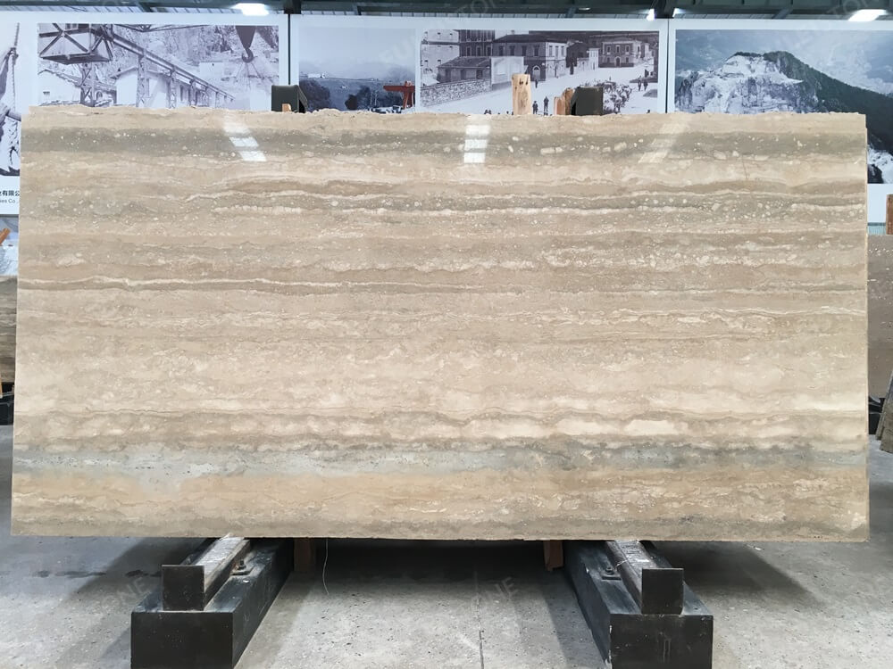 Italy Silver Travertine Marble slab