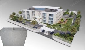 Pearl White Granite for Ministry Judicial Project in East Timor