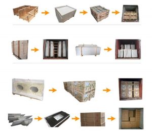 packing and loading of stone order