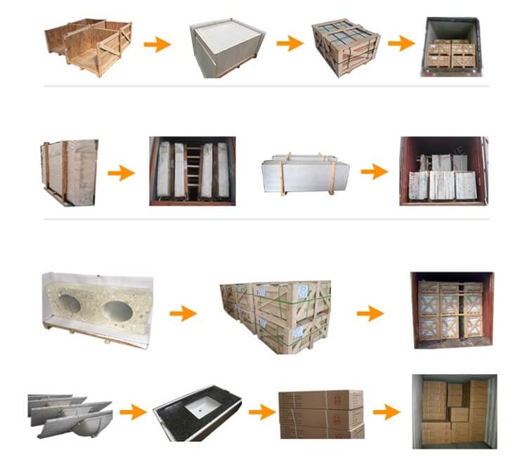 packing and loading of stone order