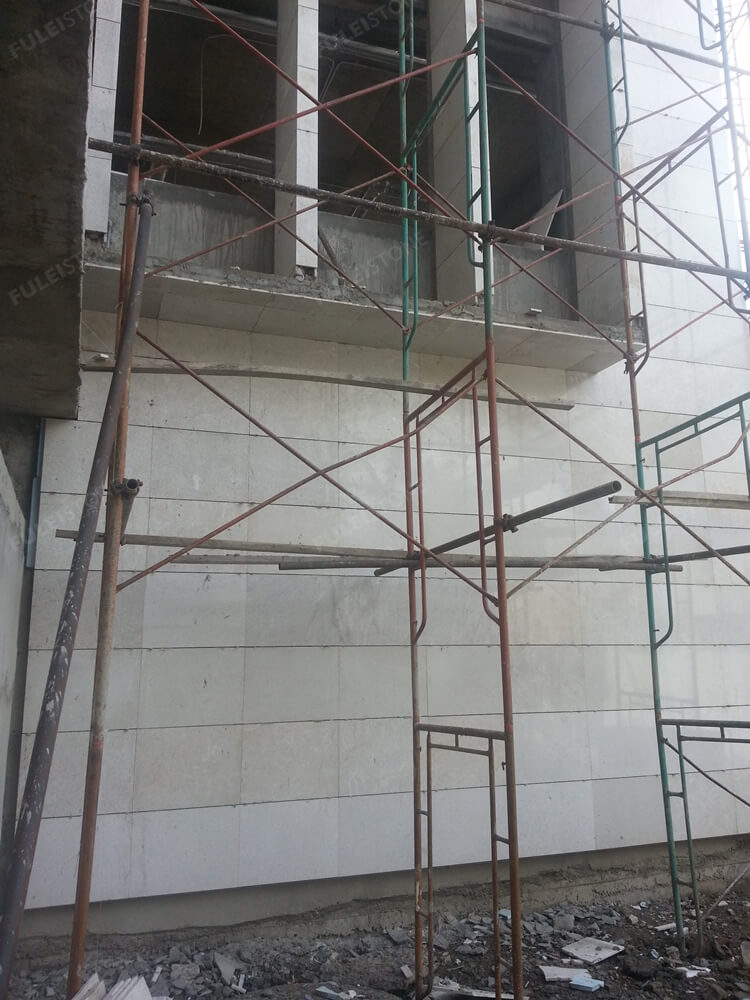 pearl white granite tile for cladding wall