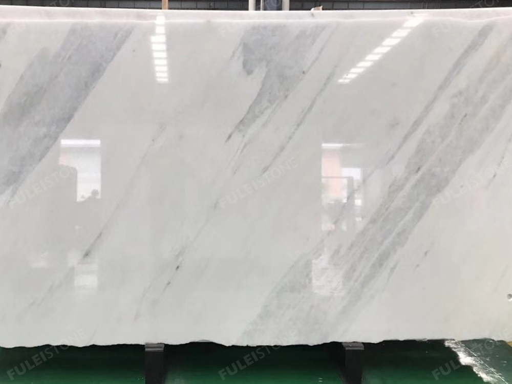 Angel White Marble Slab