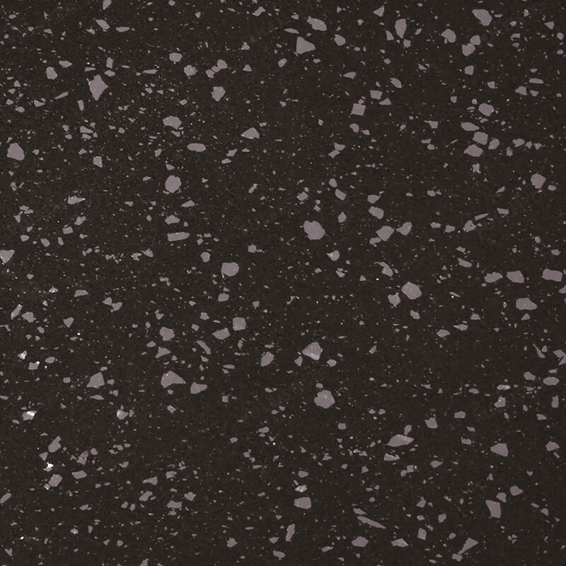 FLSQ5942 Flowing Silver Black