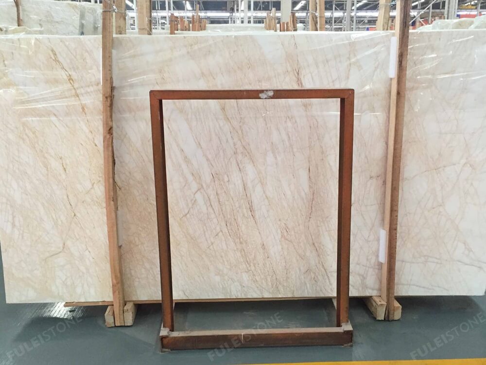 Golden Spider Marble Slab