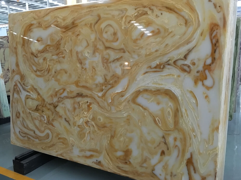 Honed Artificial Onyx Slab