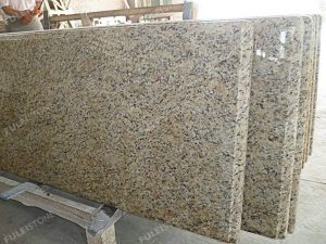 Polished Giallo Ornamental Granite Kitchen Countertops