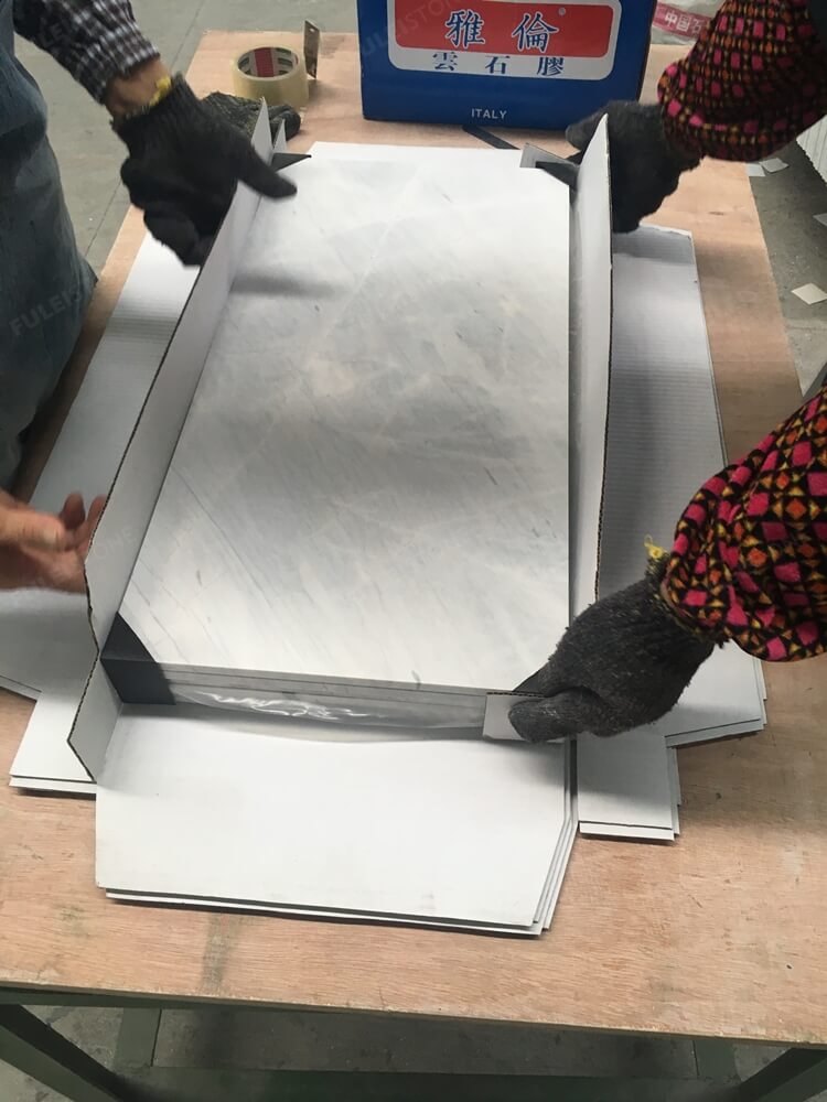 The 1cm marble tile carton packing