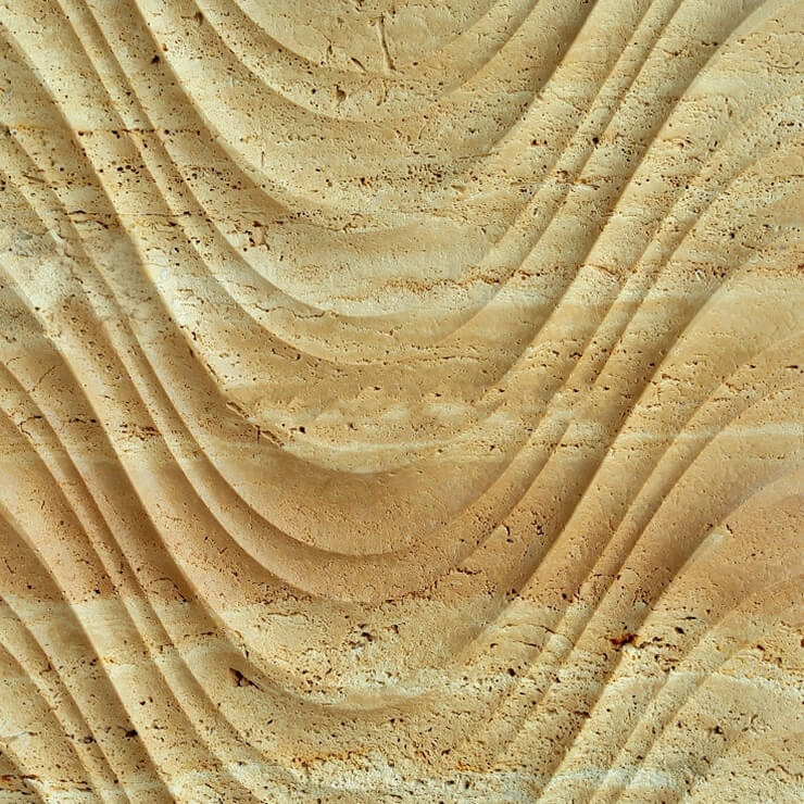 Travertine 3D Carven Marble Tile Style (2)