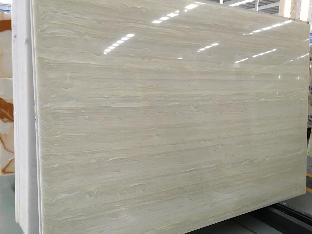 Wooden Artificial Onyx Slab