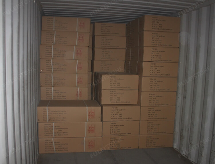 countertop crate packing loading