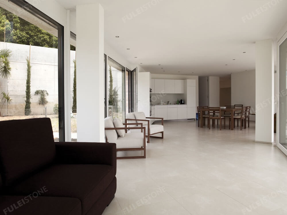Burdur Beige Marble Flooring Tiles