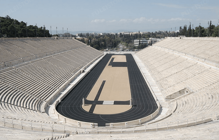 Panathenaic Stadium by stone