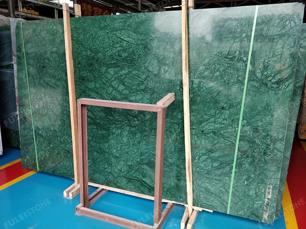 Polished Verde Guatemala Marble Slabs