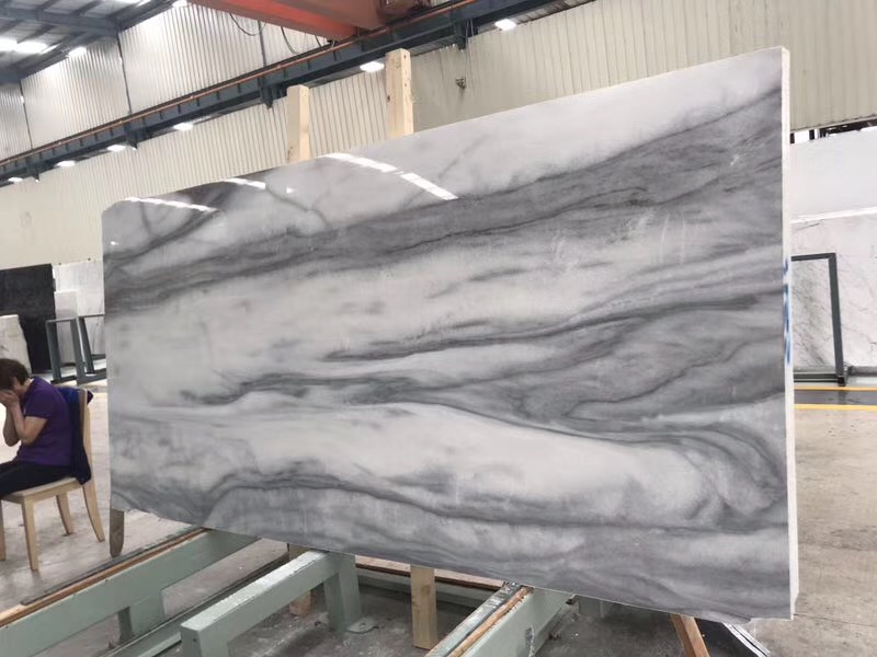 HJ18044 Cloudy Misty Marble Slabs (1)