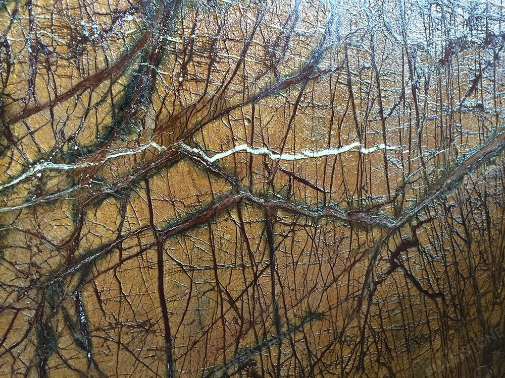 Leather Face Rainforest Brown Marble Texture