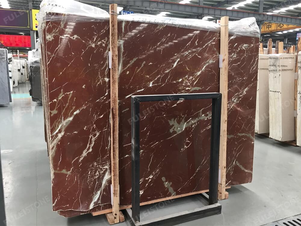 Rosso Alicante Marble Slab