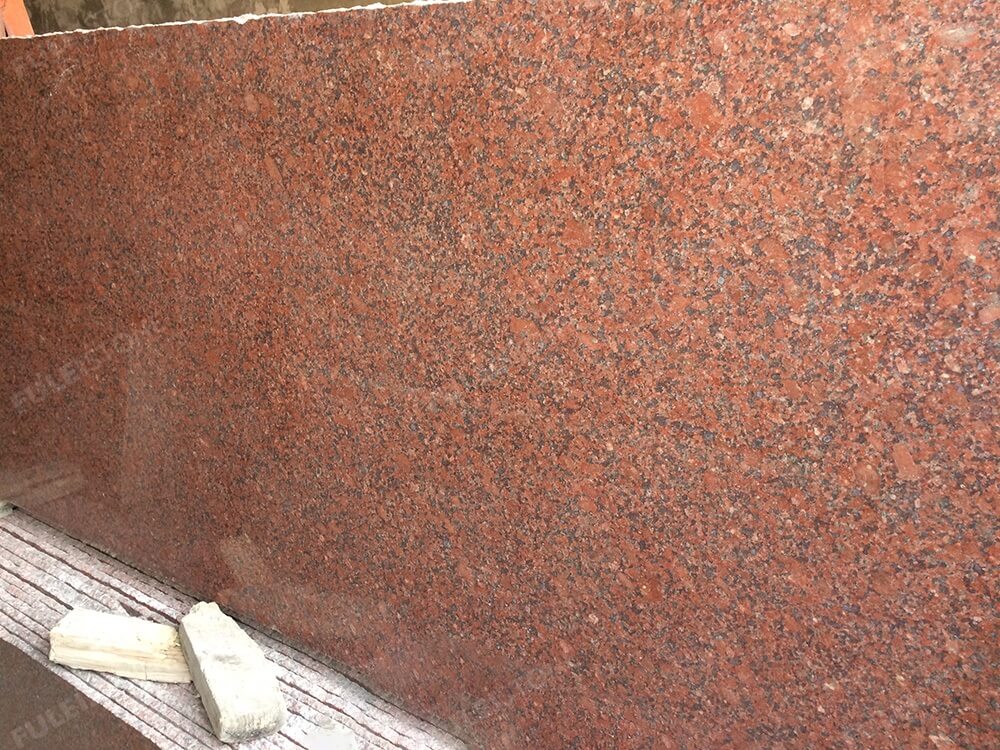 Ruby Red Granite Slab