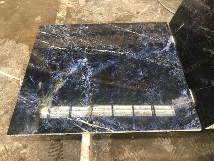 Sodalite Blue Granite Tile Texture