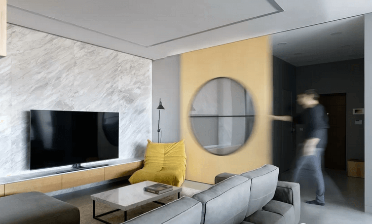 Aquila Marble for TV wall desing