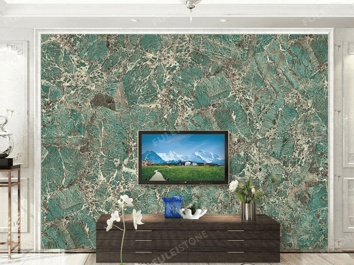 Green Granite for TV wall