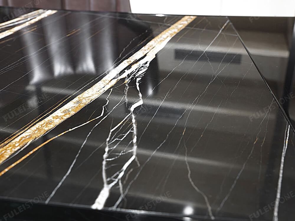 Nero Tempesta Marble Table