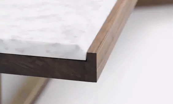close up design of white marble