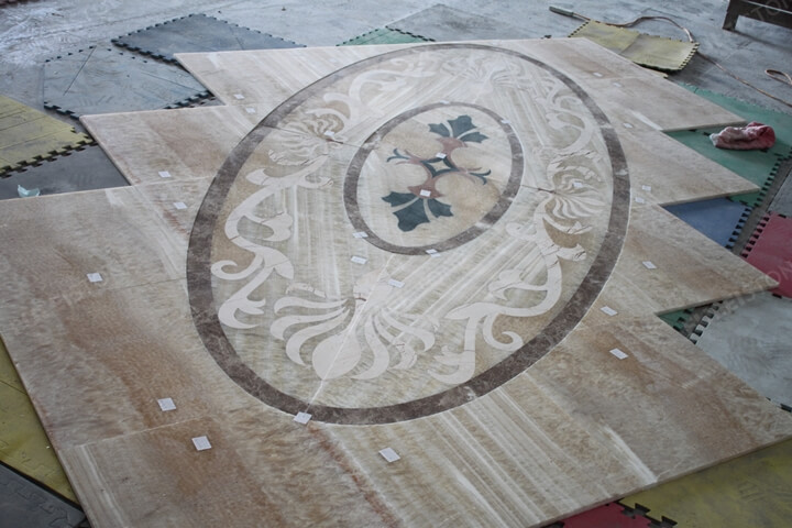Oval Waterjet Tiles
