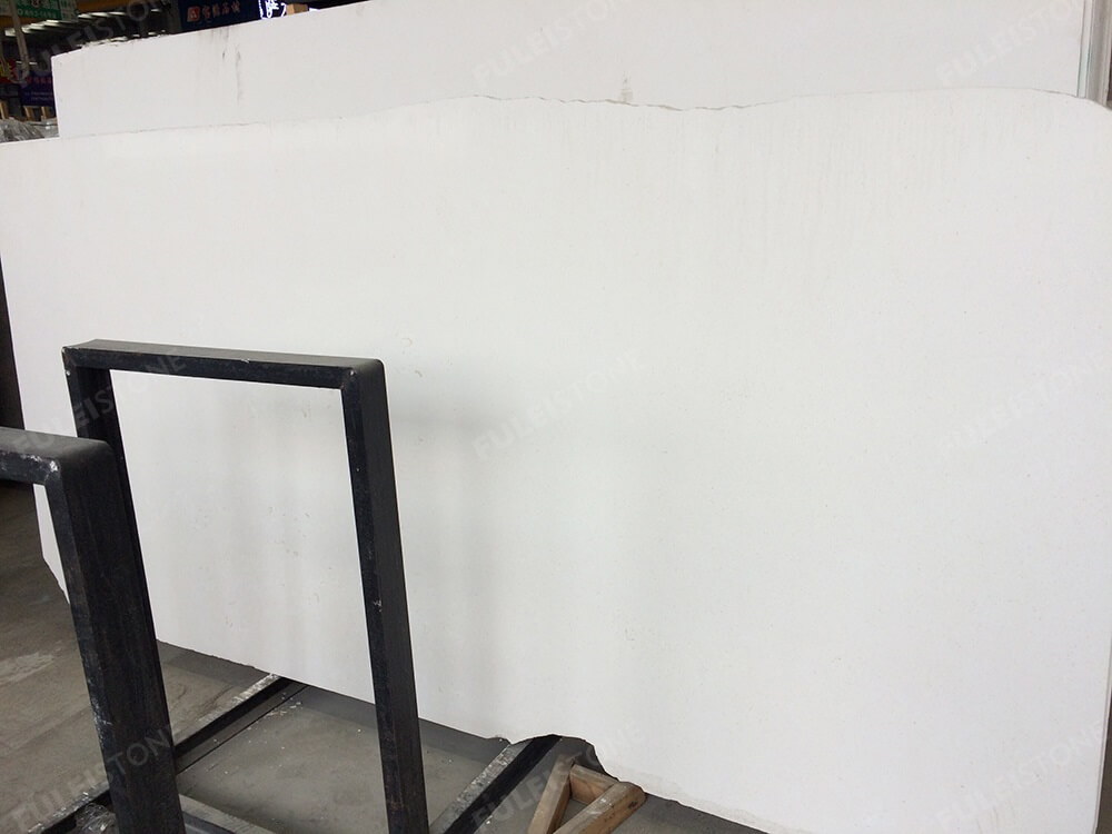 White Lymra Limestone Slab