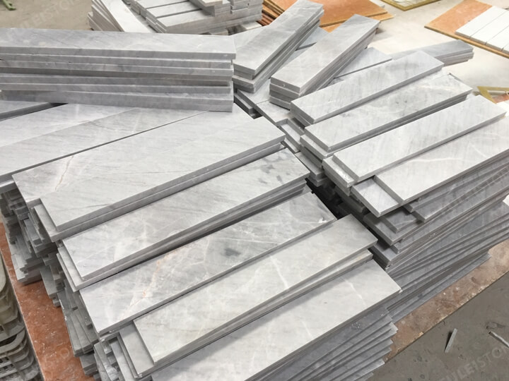 12x4inch lais grey marble tiles (2)