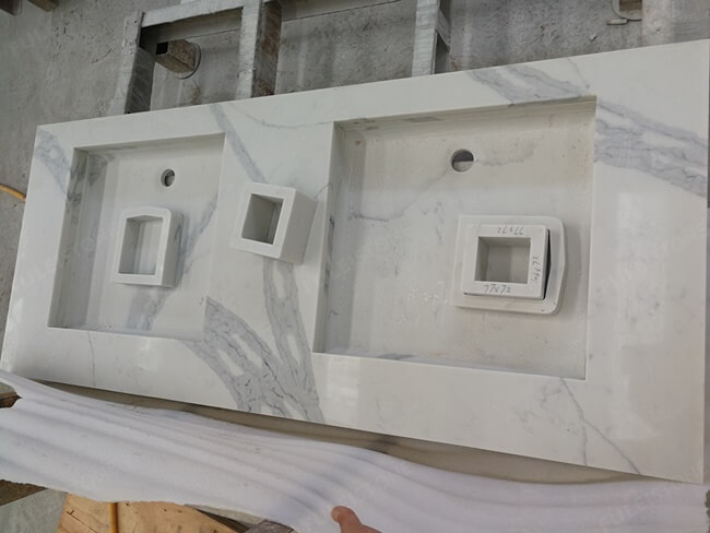 Calacatta Quartz Vanity Tops