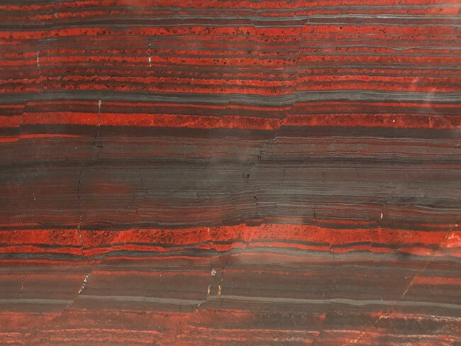 Iron Red Stone Close Up