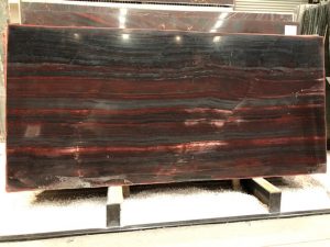 Iron Red Granite Slabs Polished Finish