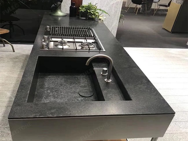 Polished Mystic Grey Granite for countertop (1)