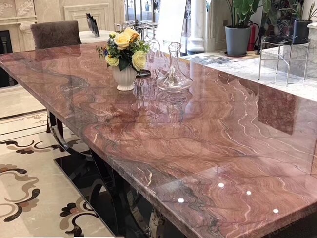 Polished Revolution Quartzite Table Tops