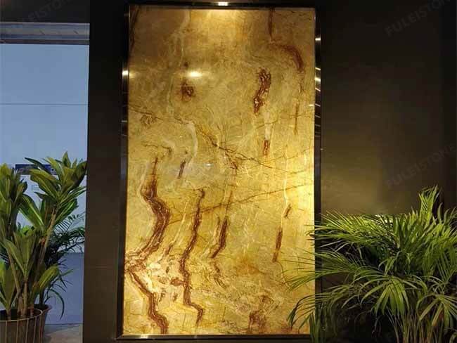 Brazilian Nacarado Quartzite slab for wall
