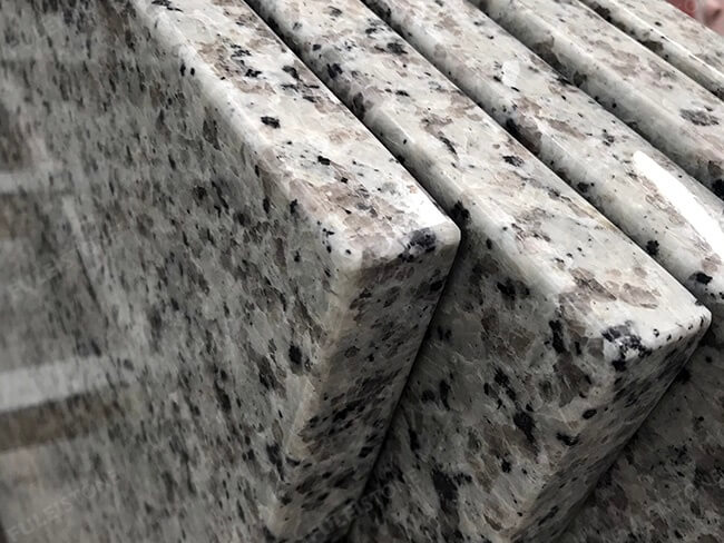 edge polishing of blanco taupe granite countertops