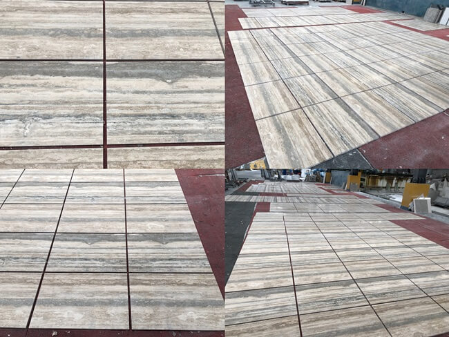 Silver-Travertine-Tiles-Layout-before-Packing