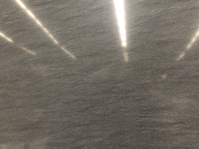 close up of vermont black granite