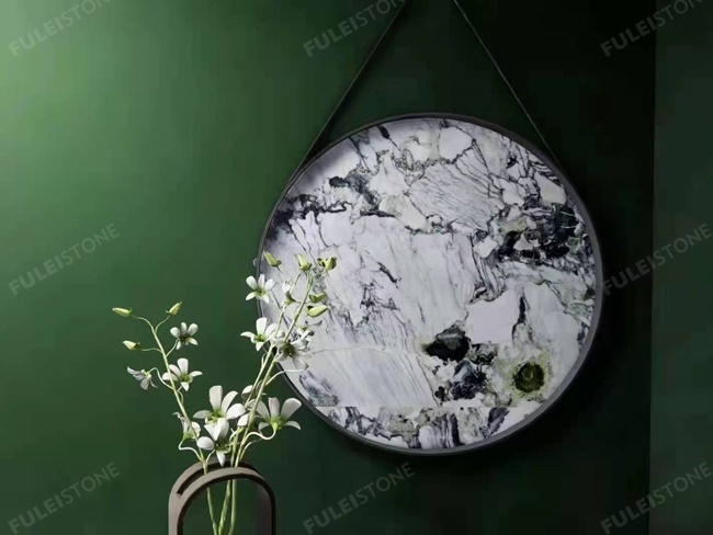 white beauty marble art design
